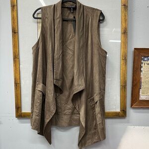 Jones New York Taupe Vest